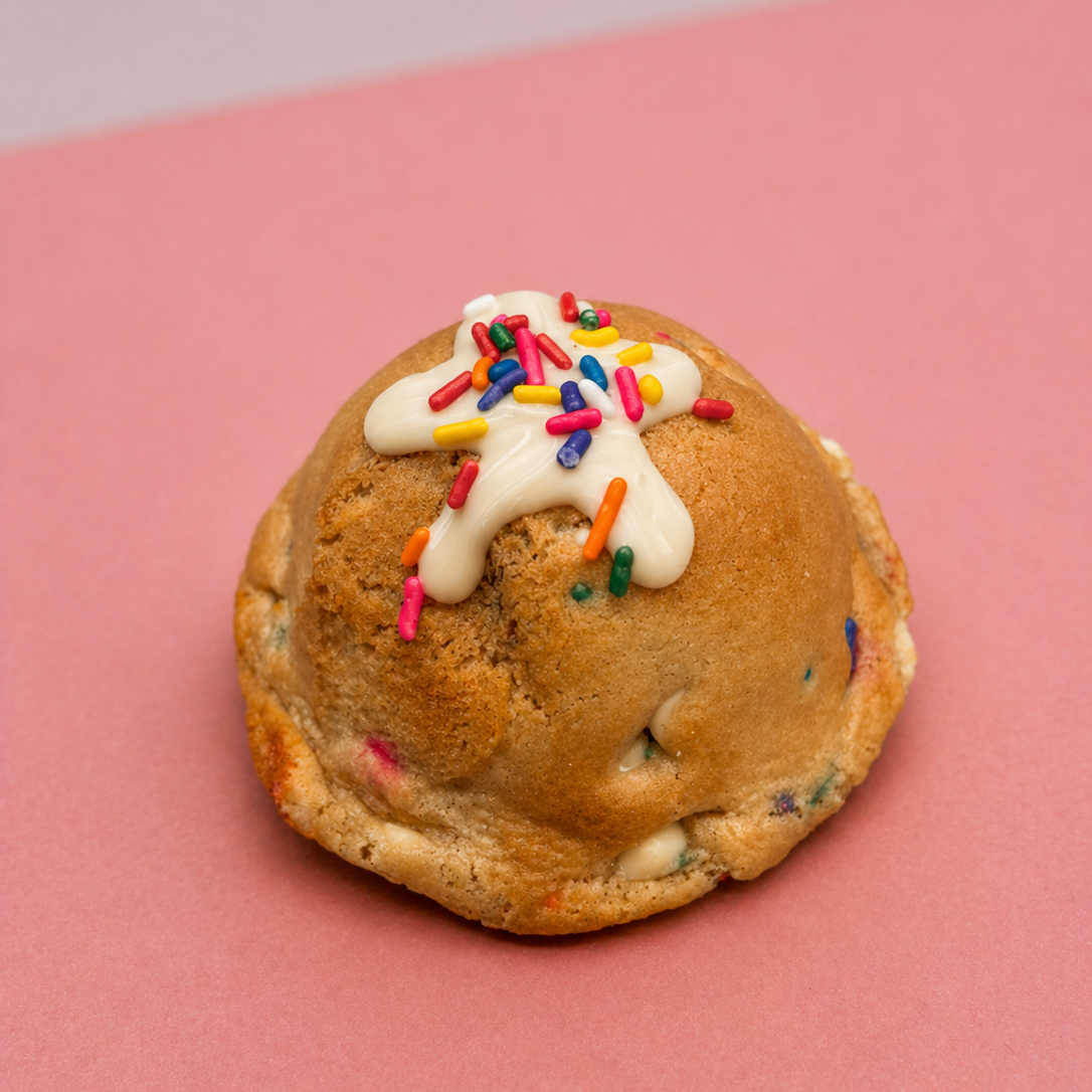 Birthday Cake Stuffed Cookie