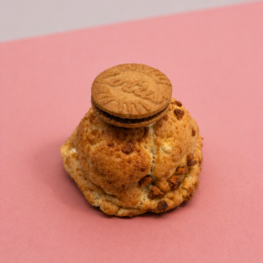 Biscoff Stuffed Cookie