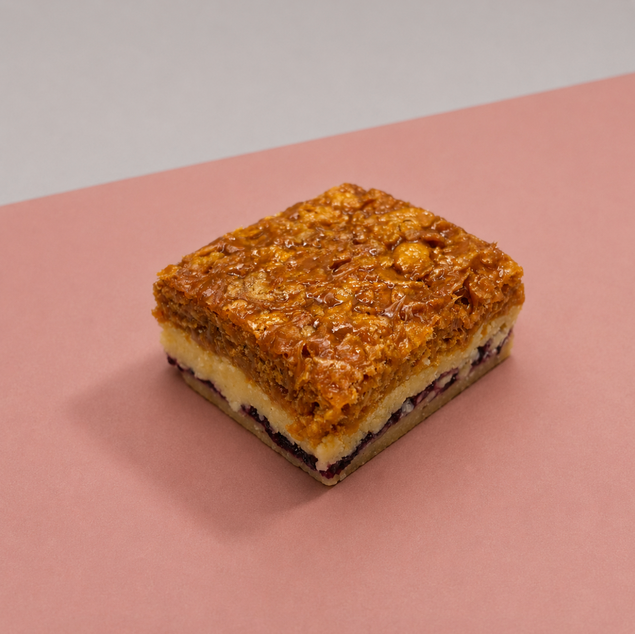 Caramel & Jam Cornflake Blondie