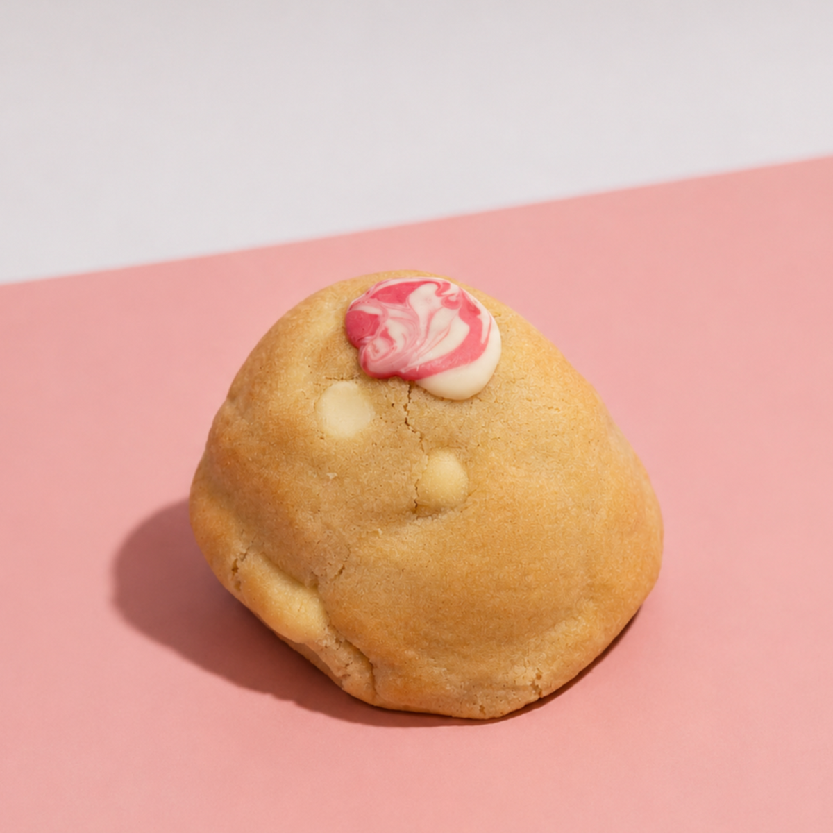 Strawberries & Cream Stuffed Cookie