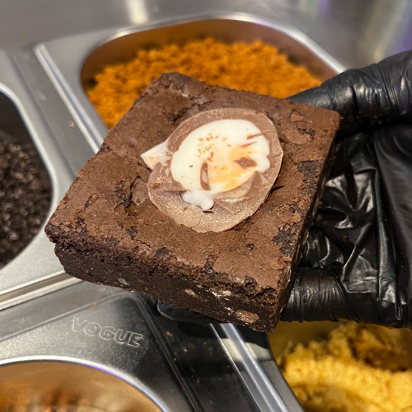 Creme Egg Brownie