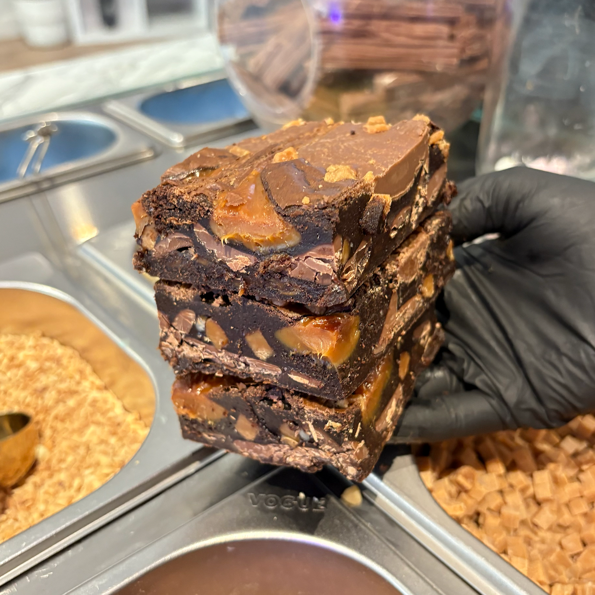 Caramel Fudge Brownie