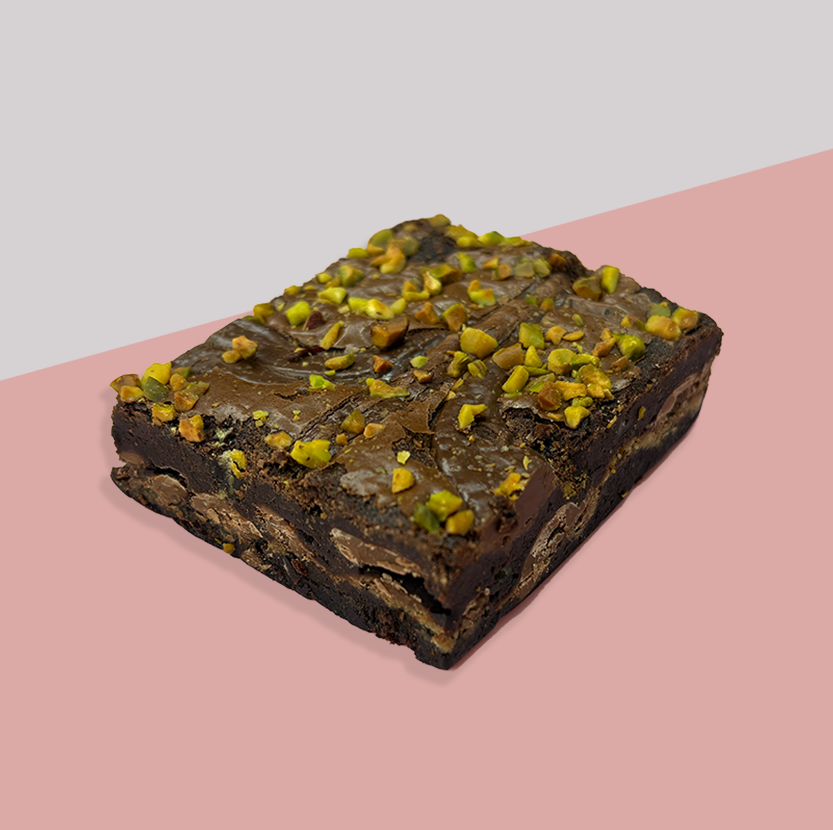 Pistachio & Nutella Brownie
