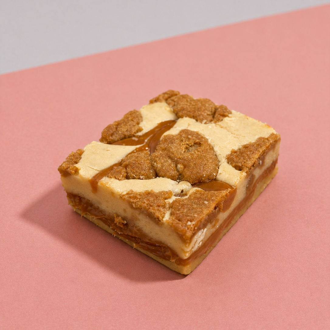 Caramel Cookie Dough Blondie