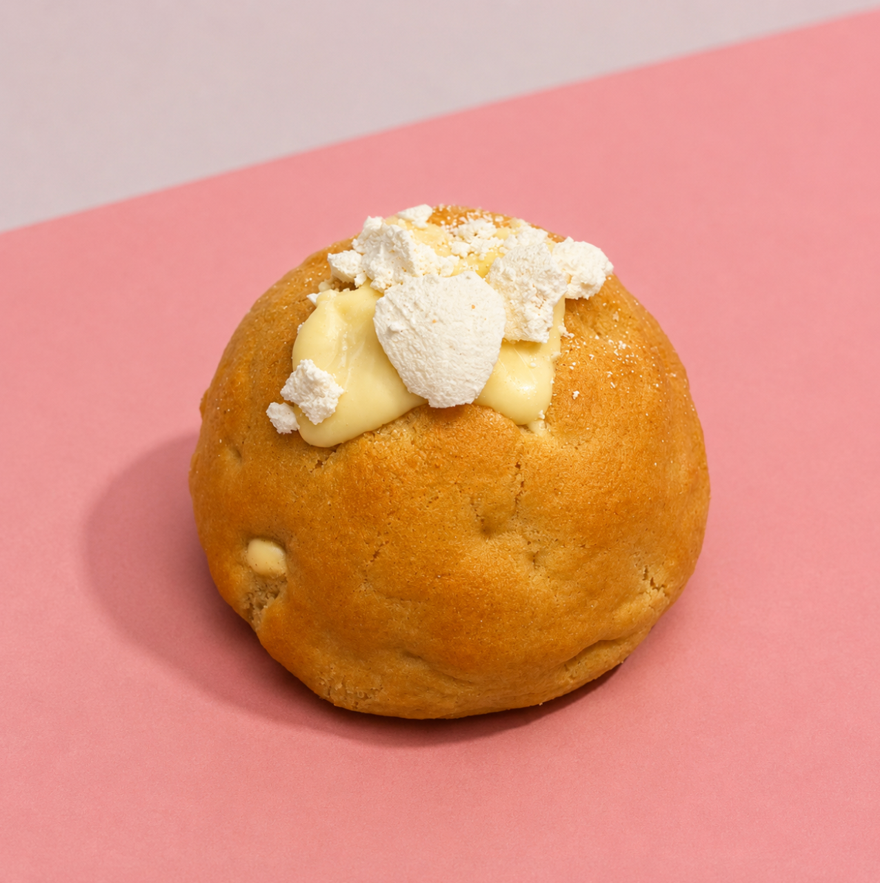 Eton Mess Stuffed Cookie
