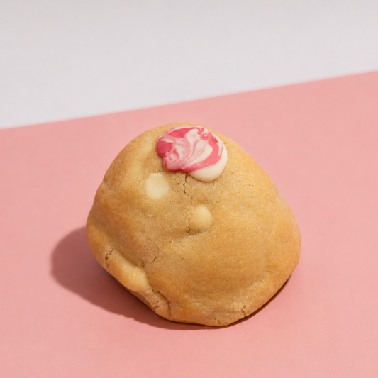 Strawberries & Cream Stuffed Cookie