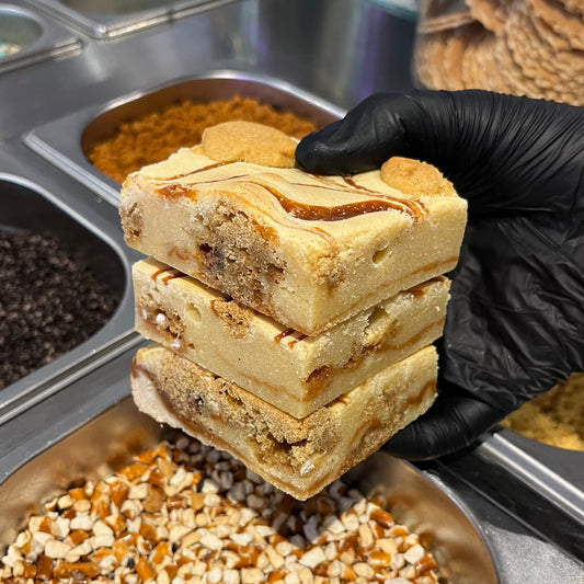 Caramel Cookie Dough Blondie