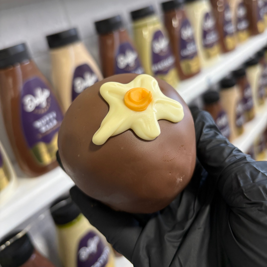 Creme Egg Brownie Bomb