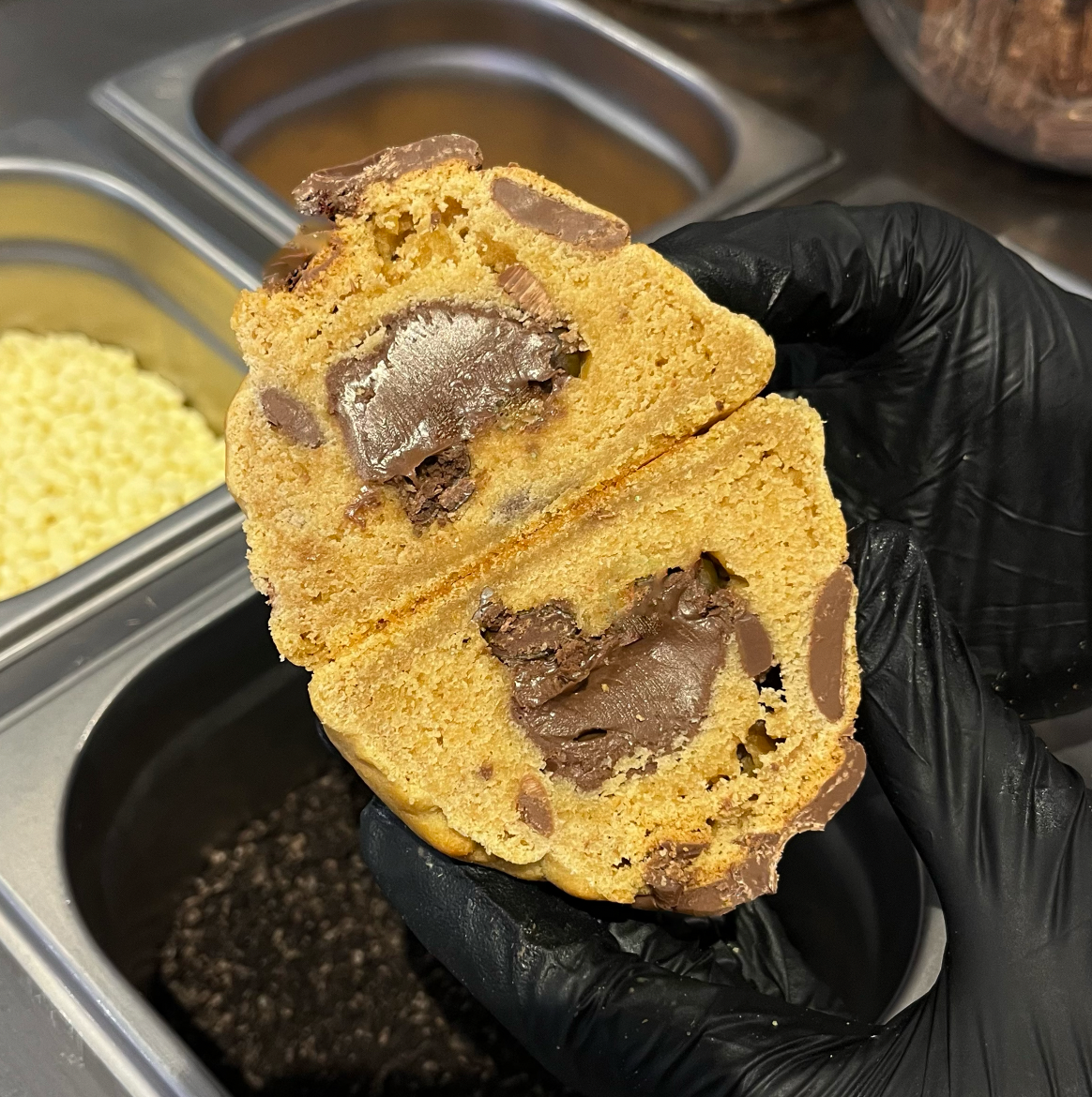 Malteser Bunny Stuffed Cookie