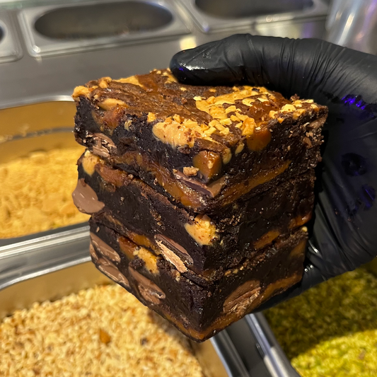 Peanut Butter Caramel Brownie