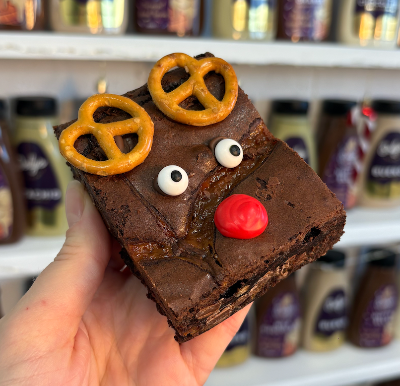 Salted Caramel Pretzel Brownie