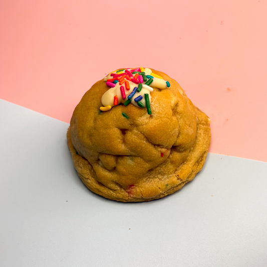 Birthday Cake Stuffed Cookie