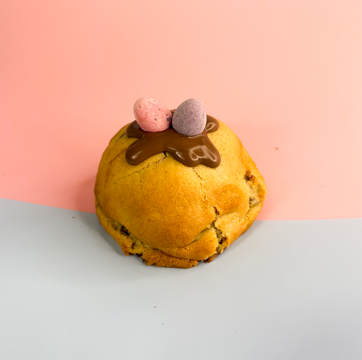 Mini Eggs Stuffed Cookie