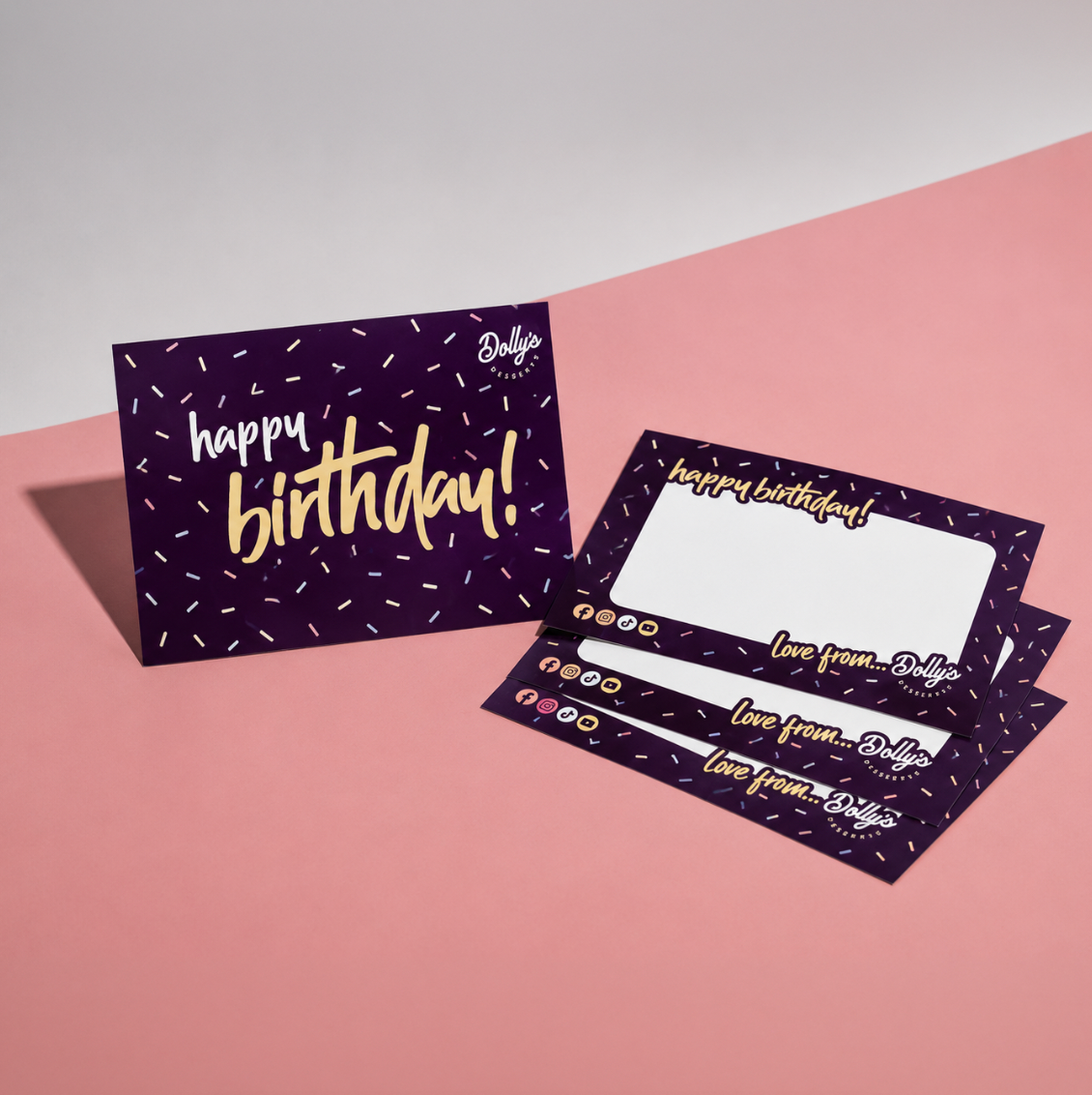 Dolly's Personalisable Message Postcard